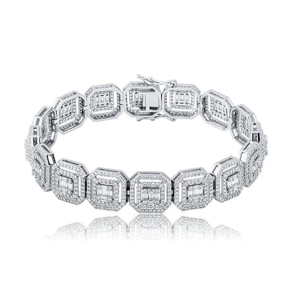 new fashion iced out square tennis link chain bangles hip hop jewelry heavy big claw setting aaa+ cz stone bling bracelets rapper party gift, Black
new fashion iced out square tennis link chain bangles hip hop jewelry heavy big claw setting aaa+ cz stone bling bracelets rapper party gift, Black