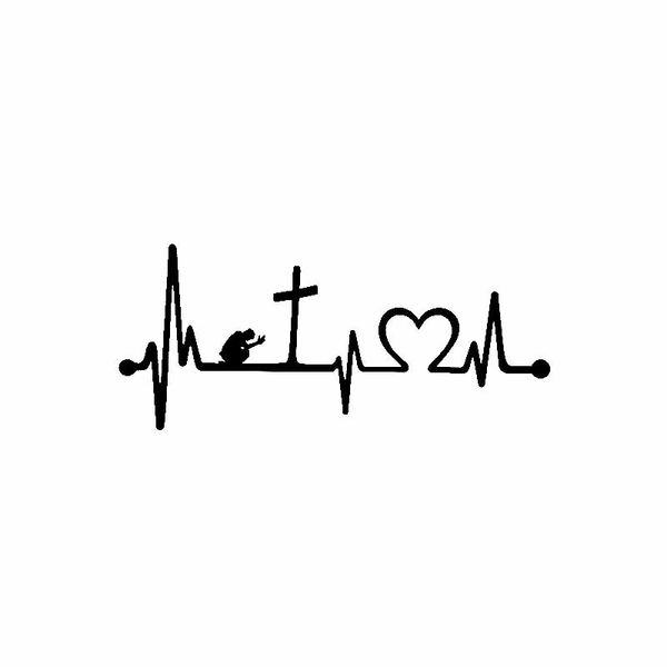 15.2cm*6.6cm praying at cross heartbeat vinyl decal car sticker jesus faith bible christian black/silver c3-1380
15.2cm*6.6cm praying at cross heartbeat vinyl decal car sticker jesus faith bible christian black/silver c3-1380