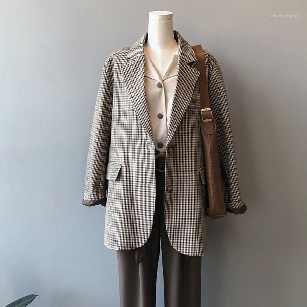 women's suits & blazers spring women for formal office lady plaid blaser femeninos veste femme korean clothing1, White;black
women's suits & blazers spring women for formal office lady plaid blaser femeninos veste femme korean clothing1, White;black