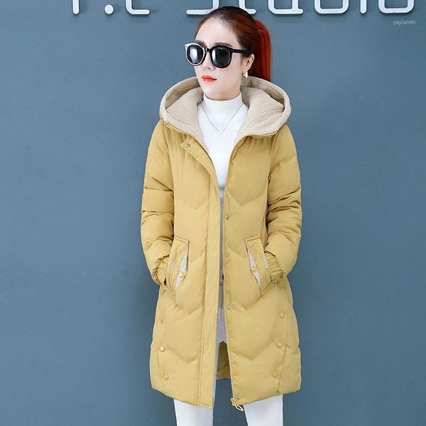 women solid lace hoodies down coat 2019 new korean winter fashion splice zipper pockets button thickening loose long outerwear1, Black
women solid lace hoodies down coat 2019 new korean winter fashion splice zipper pockets button thickening loose long outerwear1, Black