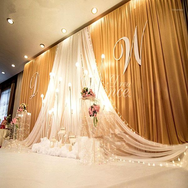 customized organza swag ice silk wedding backdrop curtain simple design birthday party decoration props stage background1
customized organza swag ice silk wedding backdrop curtain simple design birthday party decoration props stage background1