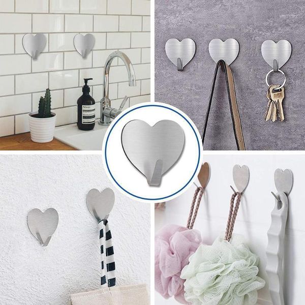 hooks & rails 10pcs stainless steel wall heart shape hanger key scarf holder organizer1
hooks & rails 10pcs stainless steel wall heart shape hanger key scarf holder organizer1