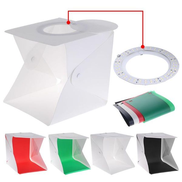 1set portable shooting light box foldable mini p lightbox tent dimmable tablepgraphy softbox kit with 4colors
1set portable shooting light box foldable mini p lightbox tent dimmable tablepgraphy softbox kit with 4colors