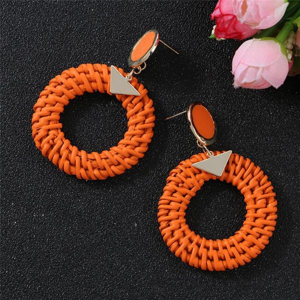 badu korea orange earrings trendy handmade braided round pendant earrings for women 2020 fashion jewelry dropshipping wholesale, Silver
badu korea orange earrings trendy handmade braided round pendant earrings for women 2020 fashion jewelry dropshipping wholesale, Silver
