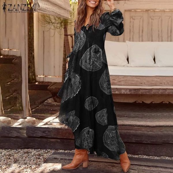 2020 women autumn party dress zanzea casual floral print maxi vestidos elegant puff sleeve sundress v neck robe oversize1, Black;gray
2020 women autumn party dress zanzea casual floral print maxi vestidos elegant puff sleeve sundress v neck robe oversize1, Black;gray