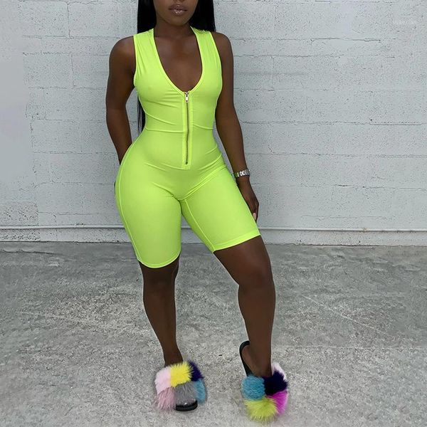 2020 spring summer women skinny rompers sleeveless deep v neck zipper solid color jumpsuit shorts fashion lady streetwear1, Black;white
2020 spring summer women skinny rompers sleeveless deep v neck zipper solid color jumpsuit shorts fashion lady streetwear1, Black;white