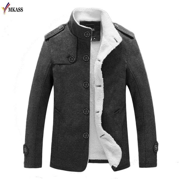 men's jackets mens winter wool jacket coat men slim cotton warm outwear casual stand collar and coats jaqueta masculino, Black;brown
men's jackets mens winter wool jacket coat men slim cotton warm outwear casual stand collar and coats jaqueta masculino, Black;brown