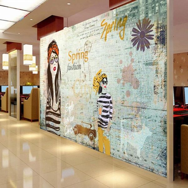 wallpapers dropship po wallpaper fashion simple clothing store decoration background customized mural
wallpapers dropship po wallpaper fashion simple clothing store decoration background customized mural