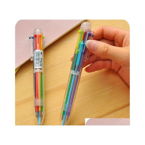 new arrival 1pcs novelty multicolor ballpoint pen multifunction 6 in1 colorful stationery creative school supplies 5dpv0, Blue;orange
new arrival 1pcs novelty multicolor ballpoint pen multifunction 6 in1 colorful stationery creative school supplies 5dpv0, Blue;orange