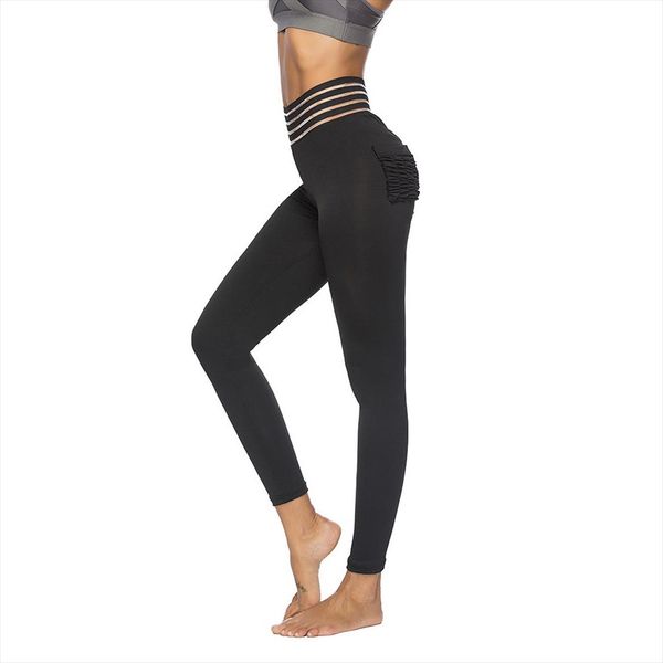 2020 new lace splicing waist leggings women print pocket workout clothes push up fitness female elastic slim pants leggins, Black
2020 new lace splicing waist leggings women print pocket workout clothes push up fitness female elastic slim pants leggins, Black