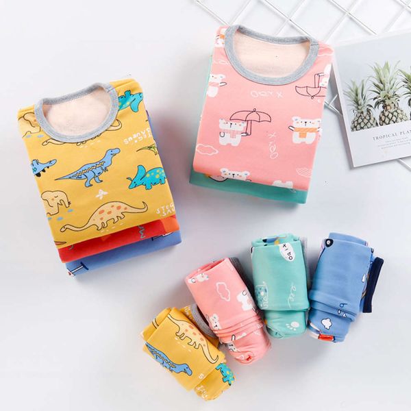 children's suit boys girls warm underwear plush and thickened autumn trousers winter home cloth pajamas e6yie6yi21cg, Blue;red
children's suit boys girls warm underwear plush and thickened autumn trousers winter home cloth pajamas e6yie6yi21cg, Blue;red