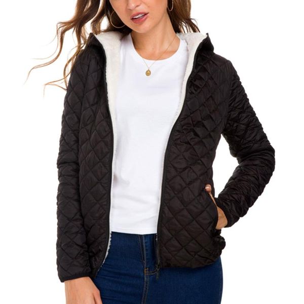 newly women hooded plush jacket winter warm soft thick lining coat outwear m99, Black
newly women hooded plush jacket winter warm soft thick lining coat outwear m99, Black