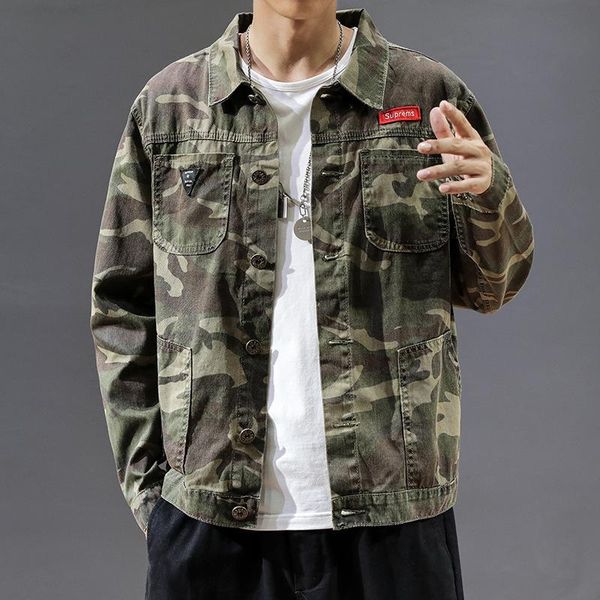 men's jackets denim jacket men 2021 spring and autumn korean version of tooling pilot camouflage wild trend clothing, Black;brown
men's jackets denim jacket men 2021 spring and autumn korean version of tooling pilot camouflage wild trend clothing, Black;brown