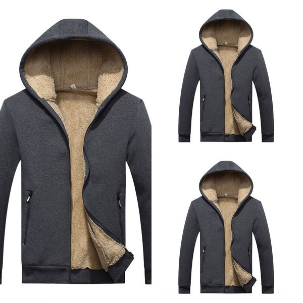 simple autumn and winter men's plush coat sweater plush hooded cashmere coat large casual cardigan sweater jacket gpehk, Black
simple autumn and winter men's plush coat sweater plush hooded cashmere coat large casual cardigan sweater jacket gpehk, Black