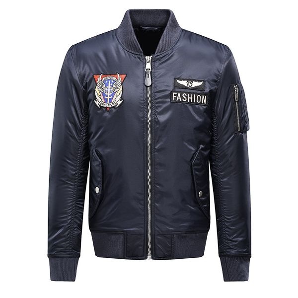 cross border fashion brand european and american baseball uniform men's cotton padded jacket air force pilot jacket fashion youth jacke, Black;brown
cross border fashion brand european and american baseball uniform men's cotton padded jacket air force pilot jacket fashion youth jacke, Black;brown