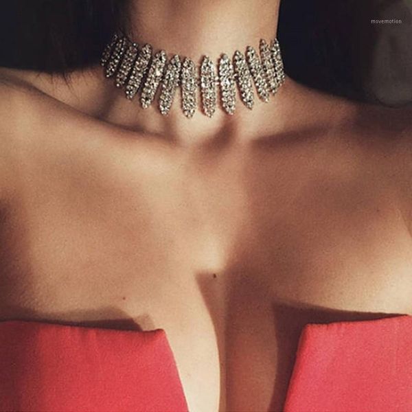 luxury full rhinestone choker statement necklace for women crystal wedding chokers collar necklace short jewelry accessories1, Golden;silver
luxury full rhinestone choker statement necklace for women crystal wedding chokers collar necklace short jewelry accessories1, Golden;silver