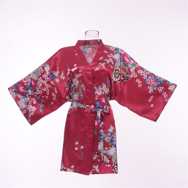 Large Size Satin Kimono Bathrobe Gown Women Silky Bride Bridesmaid Wedding Robe Sleepwear Print Intimate Lingerie Nightgown, Style 1 hot pink
Large Size Satin Kimono Bathrobe Gown Women Silky Bride Bridesmaid Wedding Robe Sleepwear Print Intimate Lingerie Nightgown, Style 1 hot pink