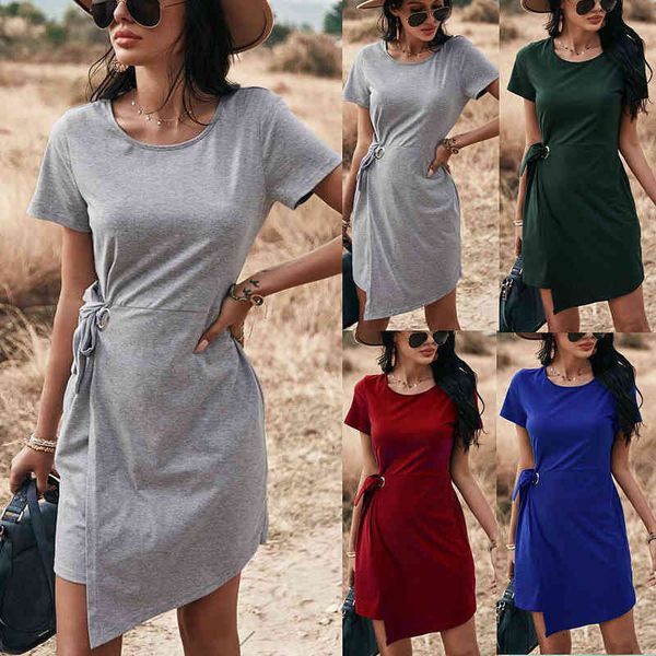 casual dresses self digned waist down dresses spring summer 2022 solid color knitted women's wear, Black;gray
casual dresses self digned waist down dresses spring summer 2022 solid color knitted women's wear, Black;gray