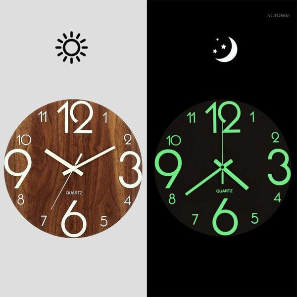 wall clocks -luminous clock,12 inch wooden silent non-ticking kitchen with night lights for indoor/outdoor living room1
wall clocks -luminous clock,12 inch wooden silent non-ticking kitchen with night lights for indoor/outdoor living room1