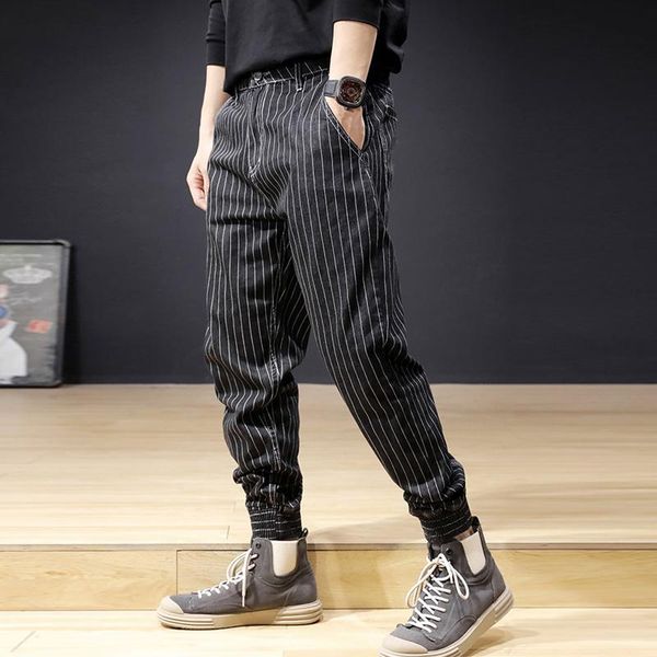 japanese vintage designer fashion men jeans loose fit stripe spliced casual cargo pants hip hop joggers winter warm trousers, Blue
japanese vintage designer fashion men jeans loose fit stripe spliced casual cargo pants hip hop joggers winter warm trousers, Blue