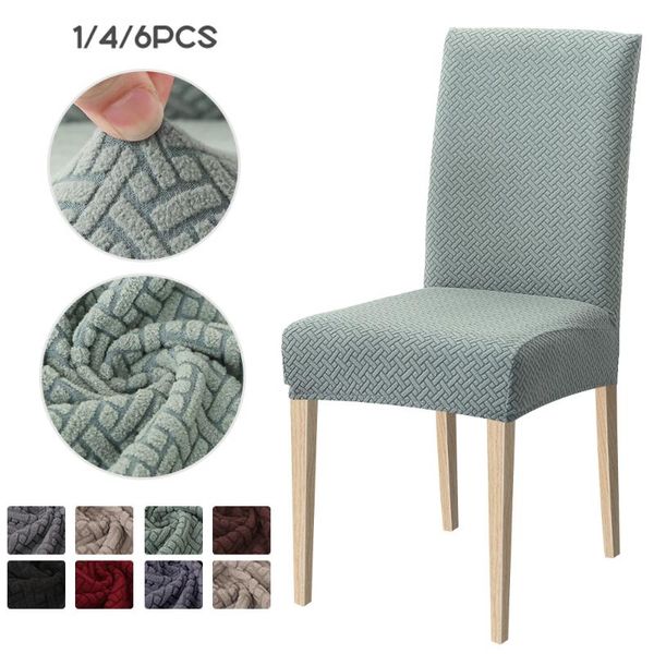 1/4/6/8 pcs jacquard chair cover plain dining room stretch chair covers for kitchen extensible banquet slipcover case
1/4/6/8 pcs jacquard chair cover plain dining room stretch chair covers for kitchen extensible banquet slipcover case