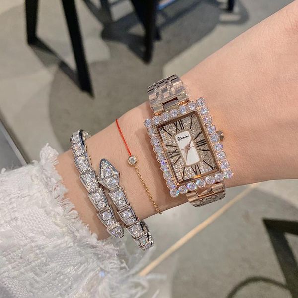 full steel rose gold bracelet jewelry watches for women extravagant zircon crystal watch square vintage wrist watch roman clocks, Slivery;brown
full steel rose gold bracelet jewelry watches for women extravagant zircon crystal watch square vintage wrist watch roman clocks, Slivery;brown