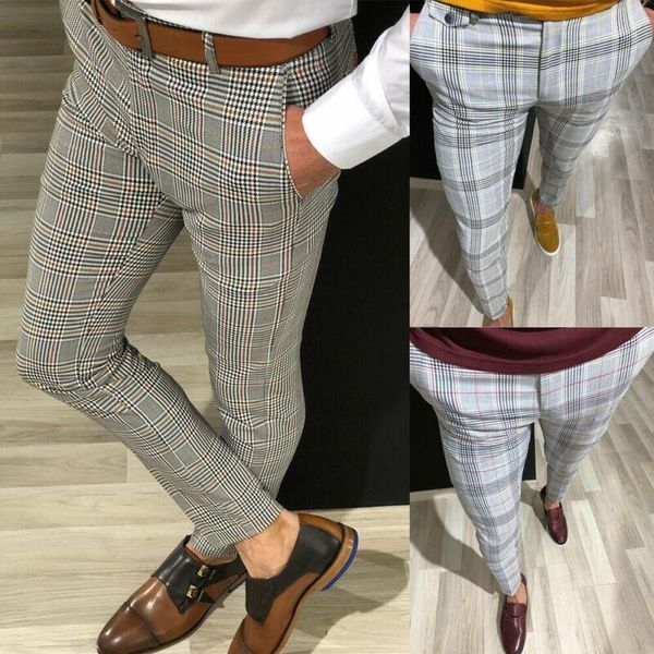 2020 men's urban straight leg trousers casual pencil jogger cargo plaid/checks pants1, Black
2020 men's urban straight leg trousers casual pencil jogger cargo plaid/checks pants1, Black