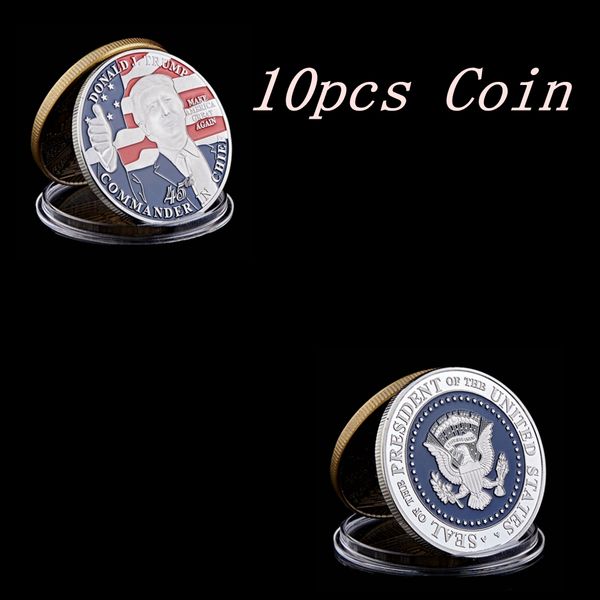 10pcs american 45th president donald trump craft us white house the statue of liberty silver replica coin collection
10pcs american 45th president donald trump craft us white house the statue of liberty silver replica coin collection
