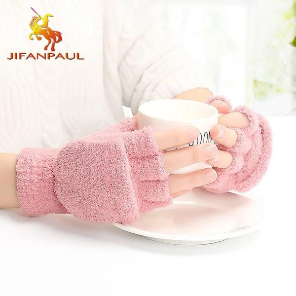 JIFANPAUL winter coral velvet flip half-finger gloves for men/women cold-proof thickening plus velvet warmth cute writing gloves, Blue;gray
JIFANPAUL winter coral velvet flip half-finger gloves for men/women cold-proof thickening plus velvet warmth cute writing gloves, Blue;gray