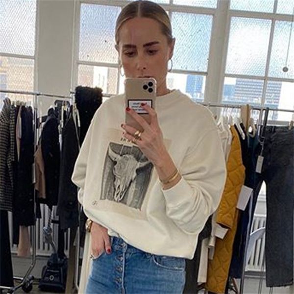 sheep head print letter sweatshirt women autumn winter long sleeve round neck pullover casual vintage hippie hoodie 201216, Black
sheep head print letter sweatshirt women autumn winter long sleeve round neck pullover casual vintage hippie hoodie 201216, Black