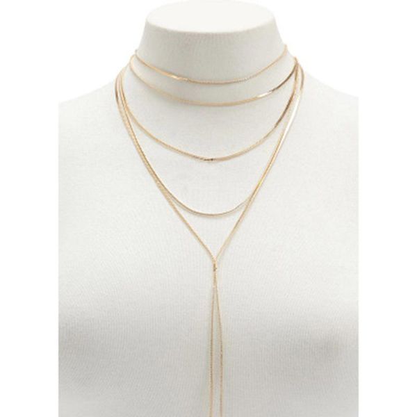 2020 multi-layer clavicle chain necklace necklace gold fashion ladies jewelry factory direct sales, Silver
2020 multi-layer clavicle chain necklace necklace gold fashion ladies jewelry factory direct sales, Silver