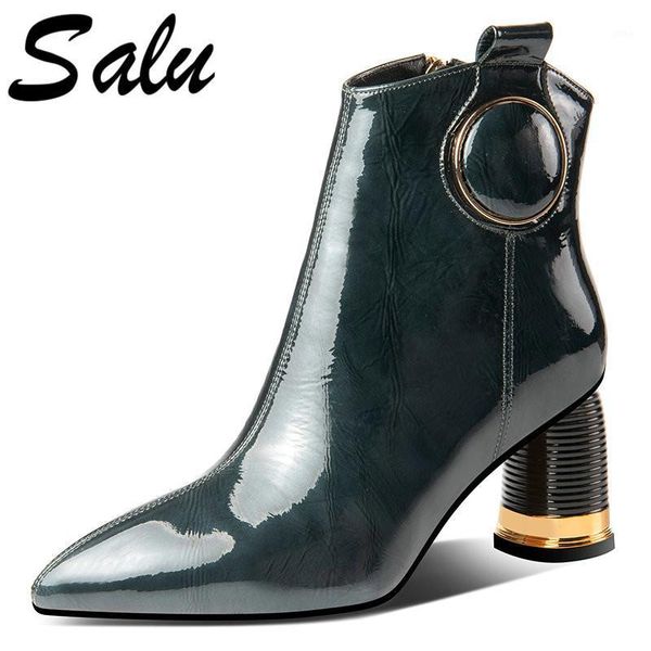 boots salu women genuine leather short rivets motorcycle round toe ladies shoes woman basic boots1, Black
boots salu women genuine leather short rivets motorcycle round toe ladies shoes woman basic boots1, Black