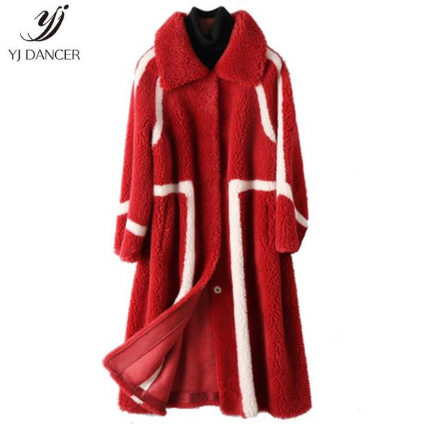 sheep shearing fur coat female 2020 autumn winter new color contrast fur one long section grain lamb hair imitation coat, Black
sheep shearing fur coat female 2020 autumn winter new color contrast fur one long section grain lamb hair imitation coat, Black
