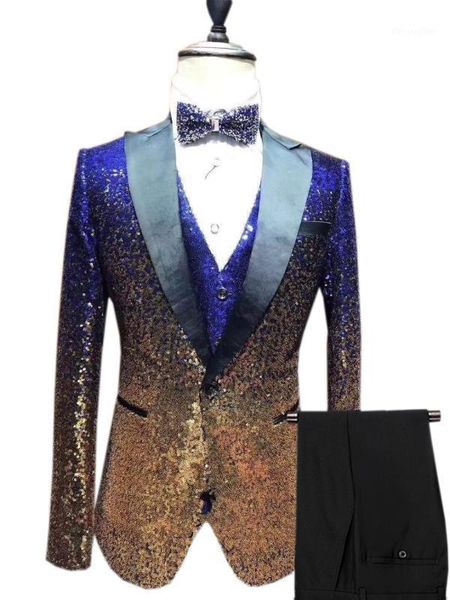 mens suit 3 pieces sequin suit silm fit one button tuxedo for party, wedding, banquet, prom, nightclub (blazer+vest+pant)1, White;black
mens suit 3 pieces sequin suit silm fit one button tuxedo for party, wedding, banquet, prom, nightclub (blazer+vest+pant)1, White;black