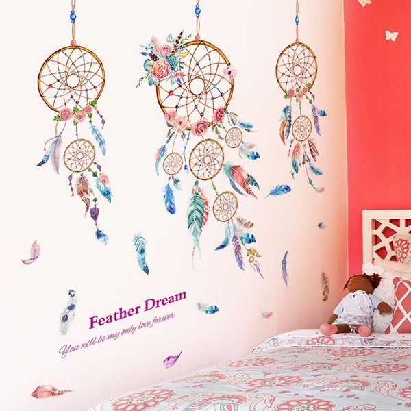 wall stickers dreamcatcher sticker diy cartoon feathers mural decals for kids room baby bedroom nursery home decoration
wall stickers dreamcatcher sticker diy cartoon feathers mural decals for kids room baby bedroom nursery home decoration