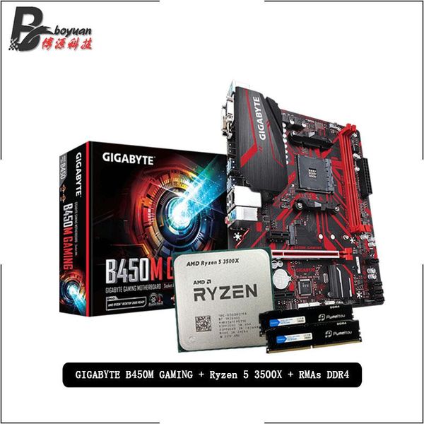 amd ryzen 5 3500x r5 3500x cpu +gigabyte ga b450m gaming motherboard + pumeitou ddr4 2666mhz rams suit socket am4 without cooler
amd ryzen 5 3500x r5 3500x cpu +gigabyte ga b450m gaming motherboard + pumeitou ddr4 2666mhz rams suit socket am4 without cooler
