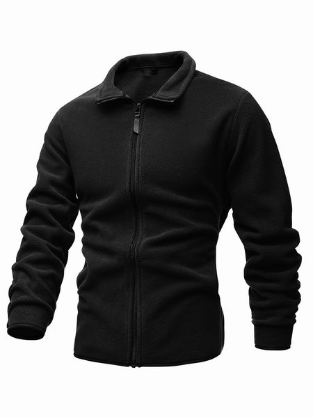 2020 winter hiking jackets slim fleece tactical sweater casual stand collar zipper solid color jacket, Blue;black
2020 winter hiking jackets slim fleece tactical sweater casual stand collar zipper solid color jacket, Blue;black