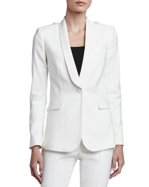 direct selling pantalones mujer charming women tuxedos shawl lapel suits for one button business two piece suit rf2120, White
direct selling pantalones mujer charming women tuxedos shawl lapel suits for one button business two piece suit rf2120, White
