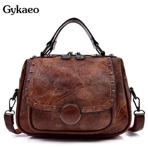 gykaeo european and american style street vintage tote bag ladies retro rivet shoulder bags for women pu leather brown handbag
gykaeo european and american style street vintage tote bag ladies retro rivet shoulder bags for women pu leather brown handbag