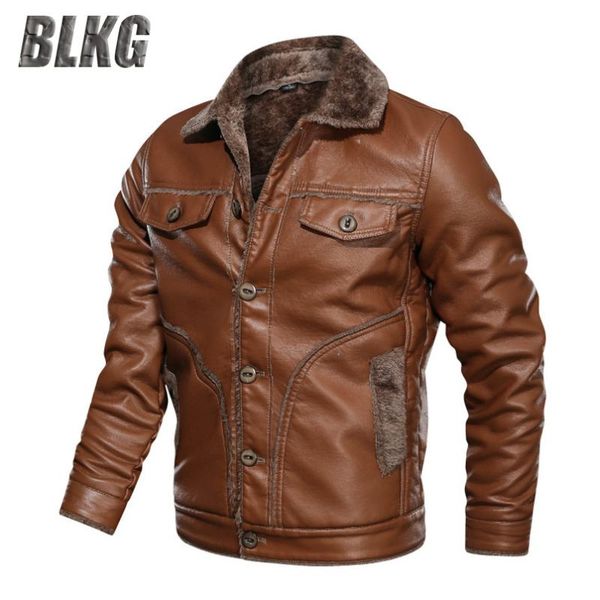men's fur & faux blkg size 7xl 8xl leather jacket men thick warm fleece coat winter motorcycle biker homber, Black
men's fur & faux blkg size 7xl 8xl leather jacket men thick warm fleece coat winter motorcycle biker homber, Black