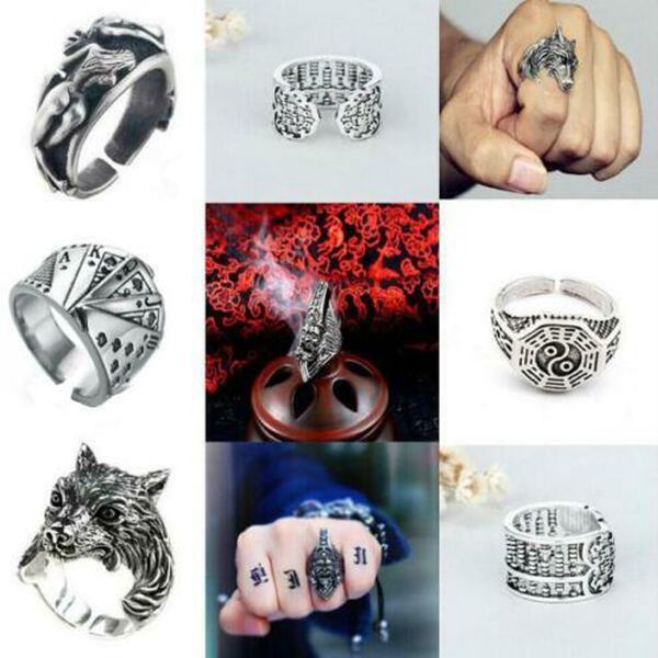 punk stainless steel opening adjustable animal ring fashion vintage retro mens womens cross rings jewelry gifts ing, Silver
punk stainless steel opening adjustable animal ring fashion vintage retro mens womens cross rings jewelry gifts ing, Silver