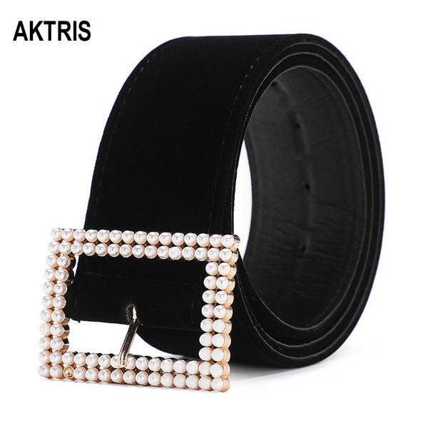 aktris ladies quality pu leather 5cm wide belts women's fashion design pure black belt for women skirt female accessories ak030 t200427, Black;brown
aktris ladies quality pu leather 5cm wide belts women's fashion design pure black belt for women skirt female accessories ak030 t200427, Black;brown