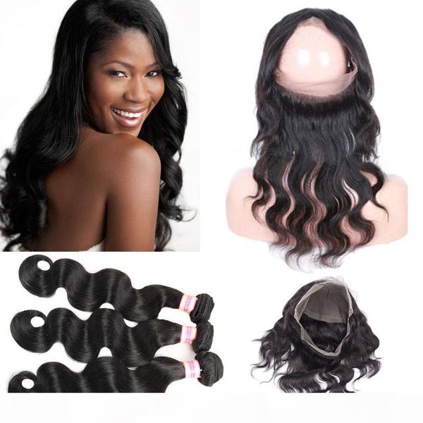 360 lace closure human hair body wave brazilian virgin hair bundles 360 lace frontal with bundles 360 closure with bundles, Black;brown
360 lace closure human hair body wave brazilian virgin hair bundles 360 lace frontal with bundles 360 closure with bundles, Black;brown