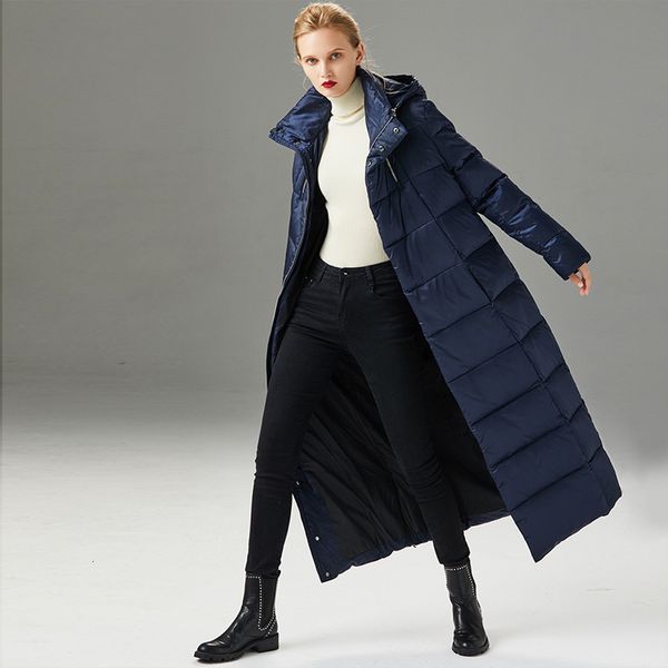 2021 new winter white duck down parka hooded women thick warm long coat loose outwear feminino parkas sn3g, Black
2021 new winter white duck down parka hooded women thick warm long coat loose outwear feminino parkas sn3g, Black
