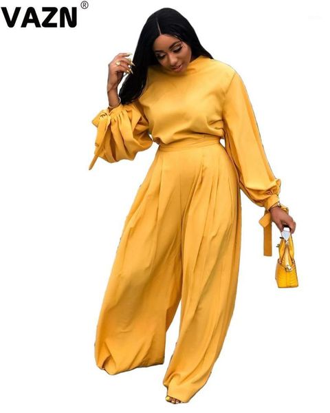 vazn 2020 high-end chiffon vacation young energy full sleeve high waist wide leg pants slim women 2 piece set1, Gray
vazn 2020 high-end chiffon vacation young energy full sleeve high waist wide leg pants slim women 2 piece set1, Gray