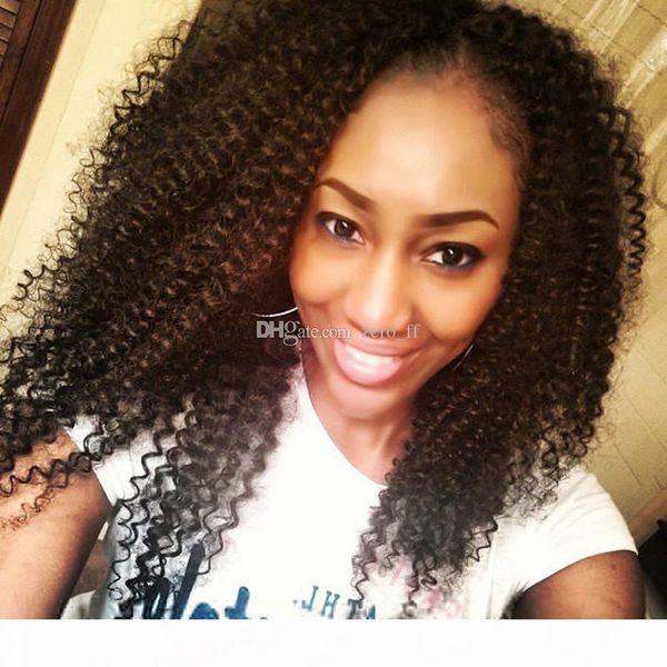 kinky curly glueless lace front human hair wigs for women jet black 130% density brazilian afro lace front wig non remy, Black;brown
kinky curly glueless lace front human hair wigs for women jet black 130% density brazilian afro lace front wig non remy, Black;brown