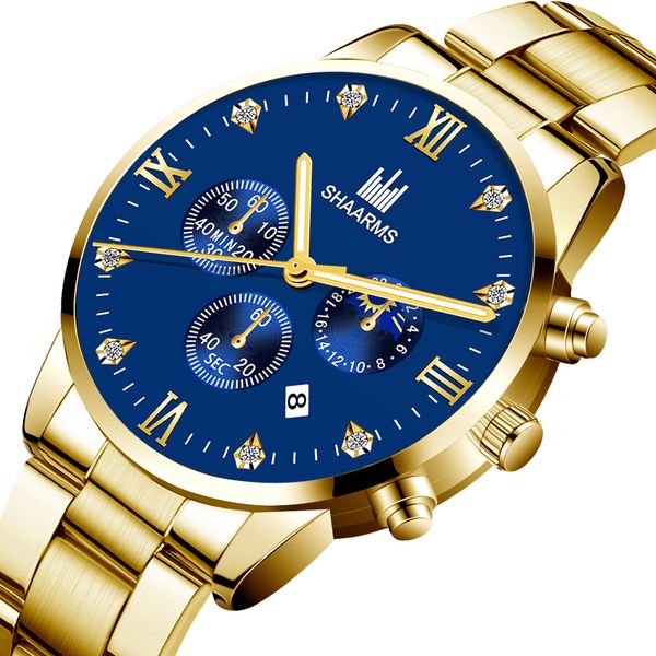 european and american fashion high-end male fashion quartz watch steel band decoration three eyes crystal simplicity wholesale watch with ca, Slivery;brown
european and american fashion high-end male fashion quartz watch steel band decoration three eyes crystal simplicity wholesale watch with ca, Slivery;brown