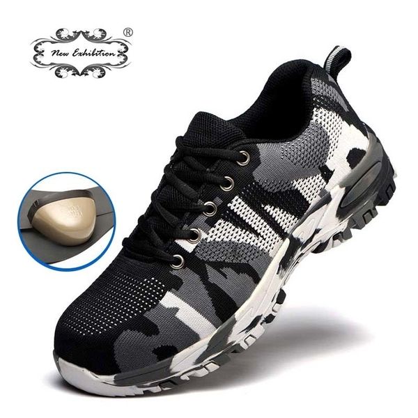 new exhibition men protective safety shoes anti-piercing men plus size outdoor steel toe cap military camouflage army work boots y200915, Black;brown
new exhibition men protective safety shoes anti-piercing men plus size outdoor steel toe cap military camouflage army work boots y200915, Black;brown