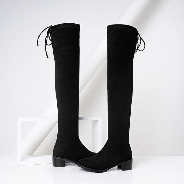 boots aiweiyi faux suede women thigh high stretch slim fashion over the knee female shoes 4.5cm med heels woman1, Black
boots aiweiyi faux suede women thigh high stretch slim fashion over the knee female shoes 4.5cm med heels woman1, Black