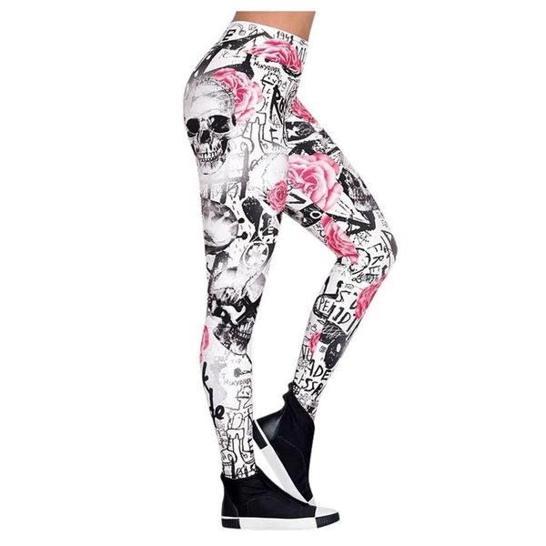 casual women leggings sport fitness elastic skull printed slim work out clothes women high waist leggings skinny pencil pants, Black
casual women leggings sport fitness elastic skull printed slim work out clothes women high waist leggings skinny pencil pants, Black